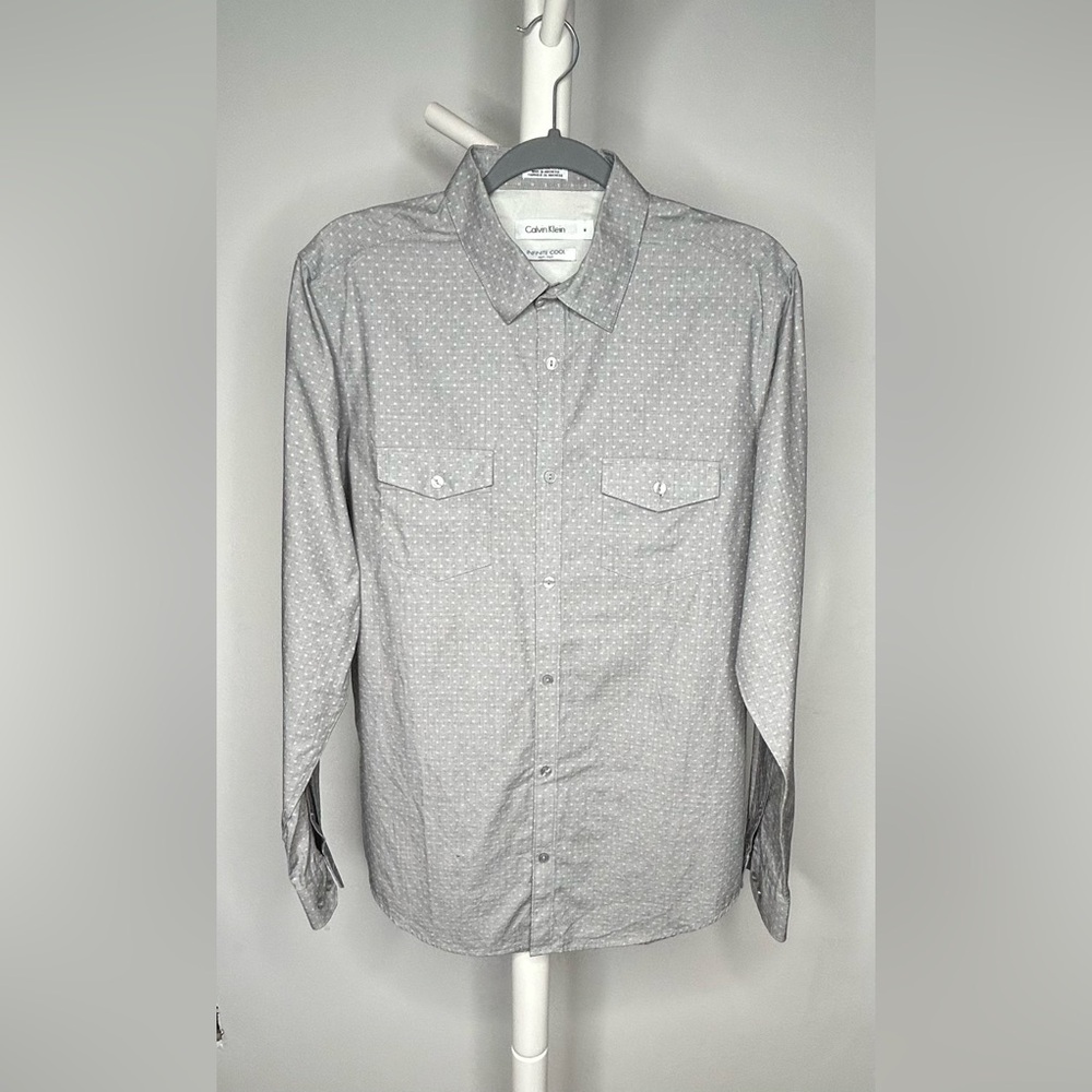 Calvin Klein Men’s Collard Long Sleeves
